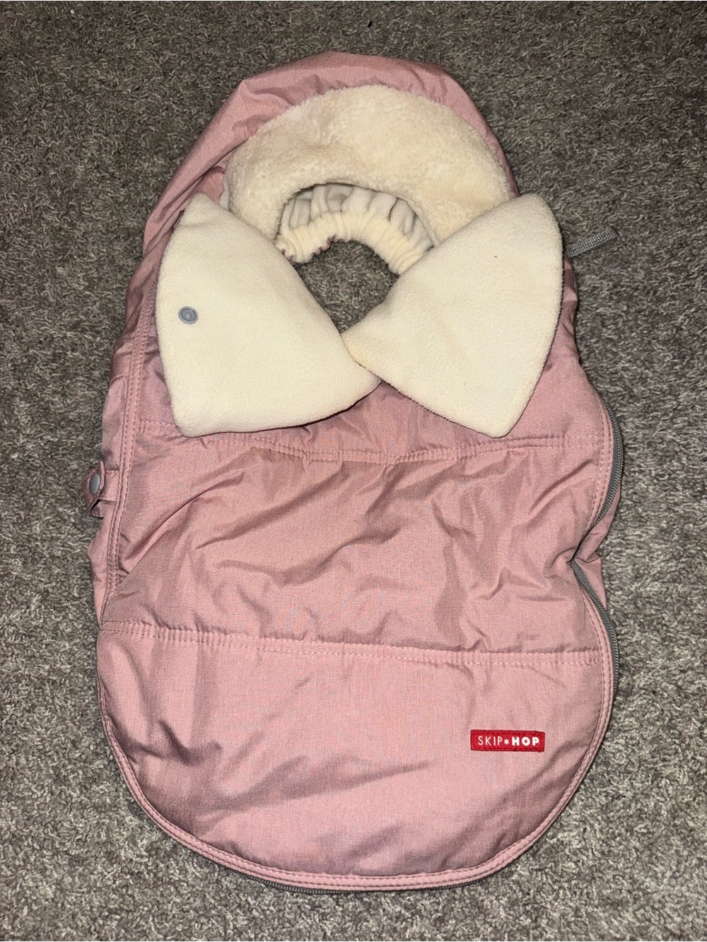 Skip Hop Stroll & Go Car Seat Cover - Pink Heather